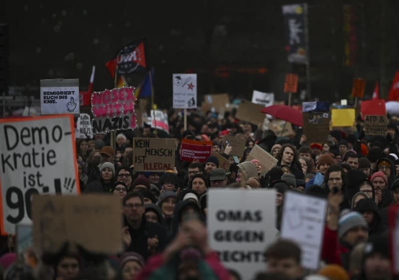 Berlin, protesti protiv desnice