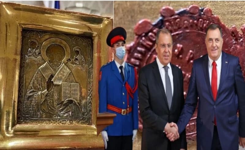 Lavrov vraća ikonu koju mu je poklonio Dodik
