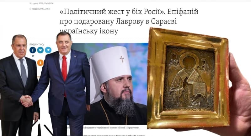 Svijet bruji, Dodik i Tužilaštvo BiH šute: Ukrajina traži odgovore o ikonokradici
