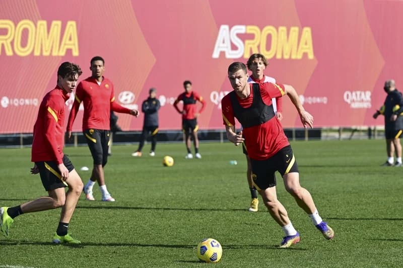 Okončana sapunica: Edin Džeko ponovo na treningu Rome