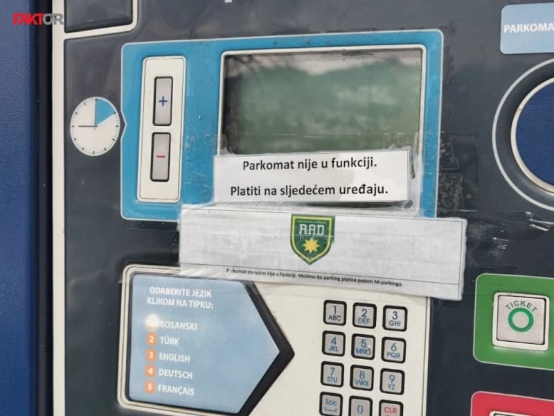 Parkomati koje održava firma Intertraffic ispravni, ko je zadužen za održavanje novih?