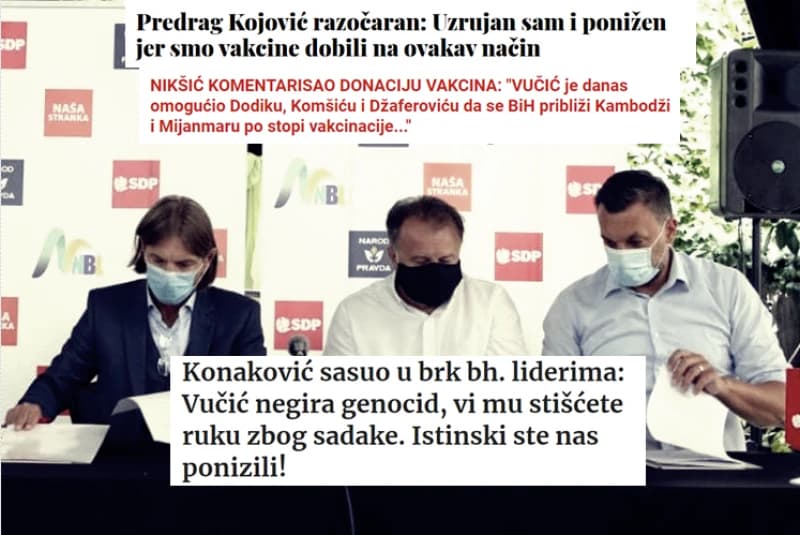 Forto i Vranić dočekuju vakcine iz Srbije: Prije mjesec bili "poniženi zbog sadake", sad im ne smeta
