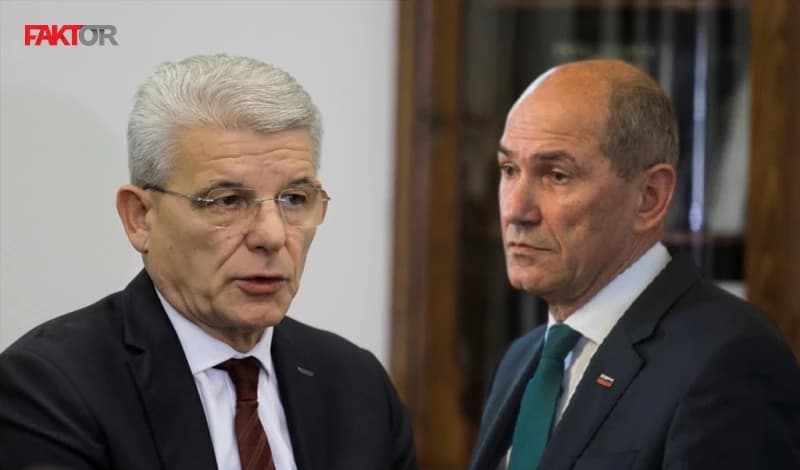 Džaferović razgovarao s Janšom: Onemogućiti u startu priču o podjelama BiH