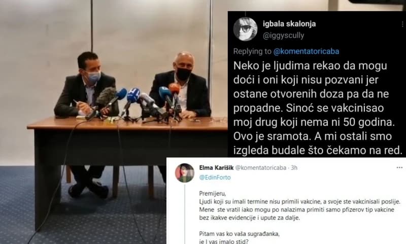 Vranić krivi građane za haos pred Zetrom, raspravlja se s novinarima, doveli i policiju da ureduje gužve