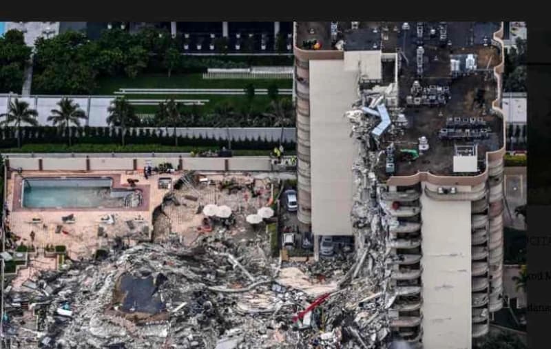 Florida, srušena zgrada 
