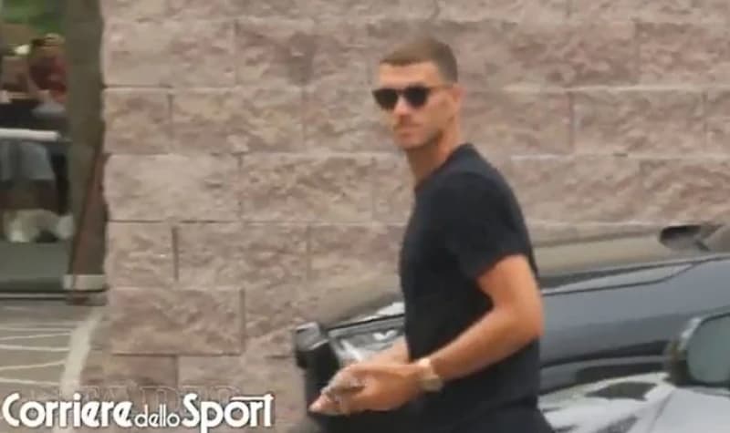 Edin Džeko stigao u trening kamp Rome, hoće li trenirati?
