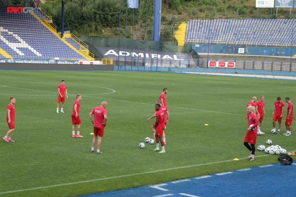 Fudbaleri Veleža u kompletnom sastavu trenirali na Grbavici