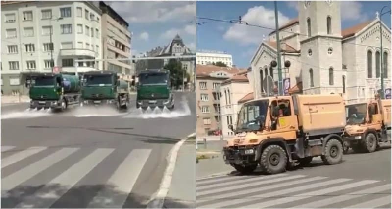 Prali ulice Sarajeva neposredno nakon protesta: Zbog Bh. povorke ponosa, SFF-a ili...?