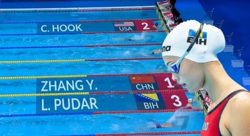 Pogledajte kako je Lana Pudar isplivala historijsku bronzanu medalju za BiH