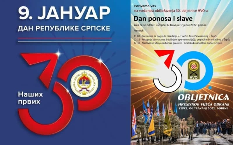 HVO prepisuje od Dodika: Za obilježavanje godišnjice ukrali logo s proslave "dana RS-a"?!