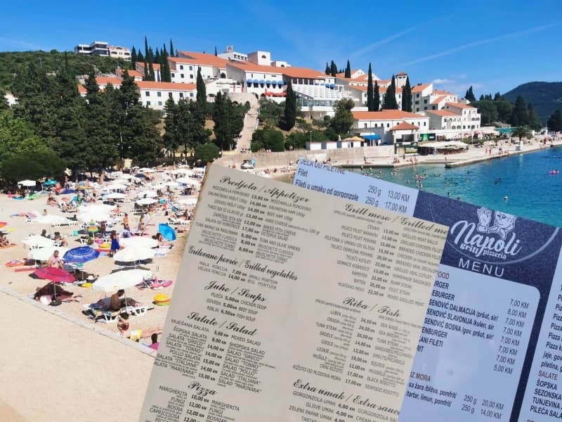 Provjerili smo cijene u Neumu: Na plažama još nema gužve, evo koliko ćete platiti piće i hranu