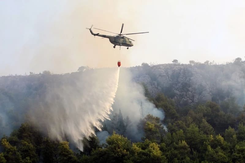 Helikopter, gašenje požara