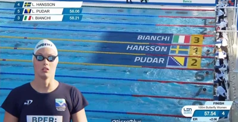 Sjajan nastup: Pogledajte kako je Lana Pudar osigurala utrku za medalju