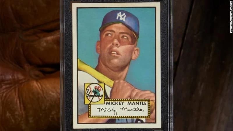 Bejzbol kartica Mickeya Mantlea