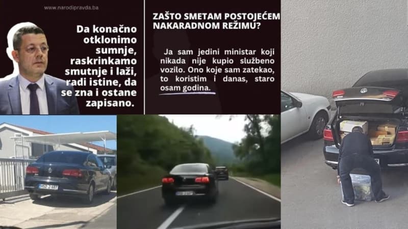 Čampara kaže da cijeli mandat koristi isti službeni auto, dobar je bio za vožnju do vile u Neumu i prijevoz stvari