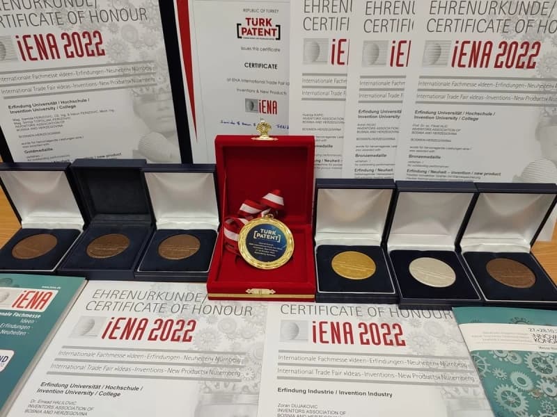 Žetva medalja bh. inovatora u Nurnbergu: Zlatna medalja za trojku Ferizovića iz Bihaća