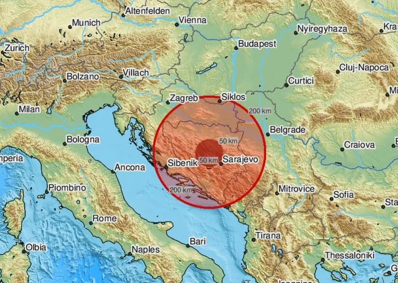 Zemljotres na području Zenice