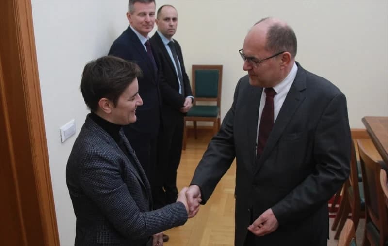 Na šta se Brnabić požalila Schmidtu, koji u Beogradu vidi "iskrenog saradnika i partnera"