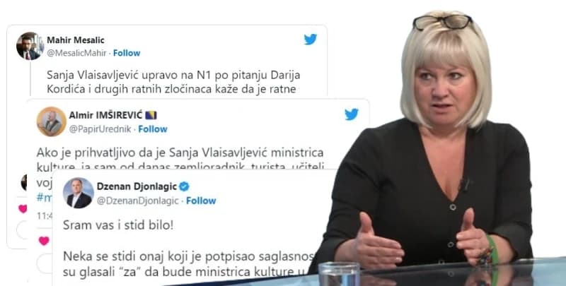 Reakcije na izjave Sanje Vlaisavljević: Hvala Nikšiću, Konakoviću, Forti i zastupnicima HDZ - Schmidtove koalicije