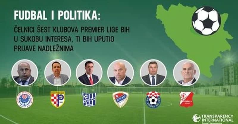 Čelnici šest klubova PLBiH godinama u sukobu interesa, upućene prijave nadležnima
