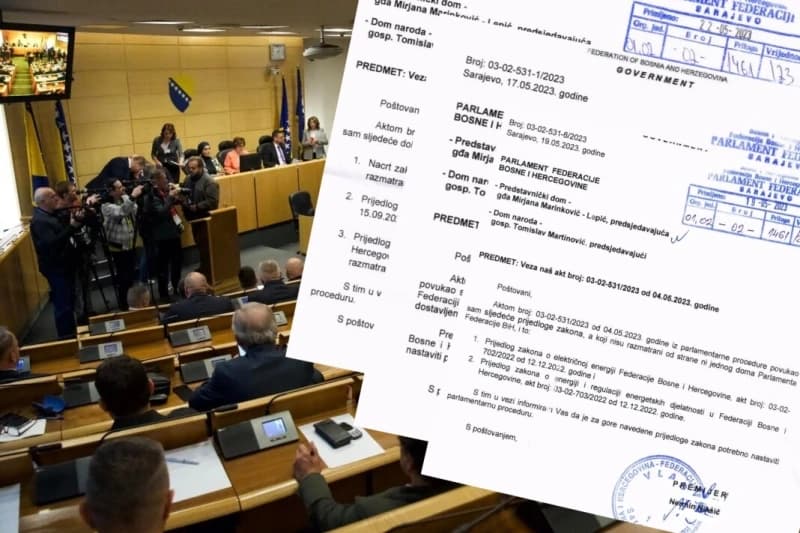 Koji zakoni Novalićeve vlade su povučeni pa vraćeni u Parlament FBiH?