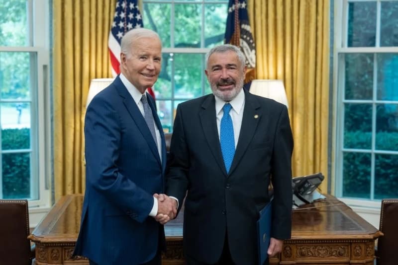 Joe Biden i Sven Alkalaj