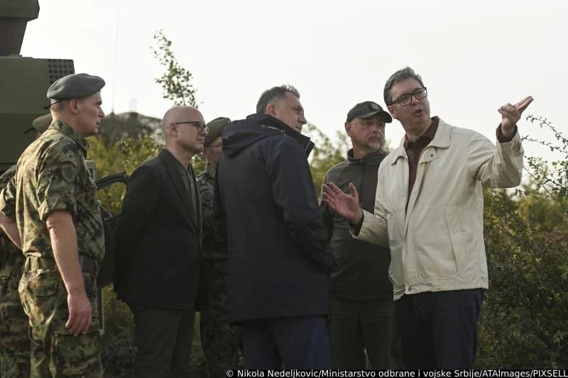 Vučić i Dodik, vojna vježba, Pasuljanske livade, Srbija