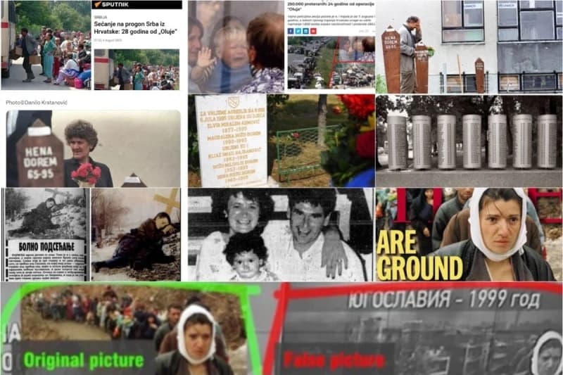 Srpska propagandna mašinerija godinama žrtve njihove agresije prikazuje kao "postradale Srbe"