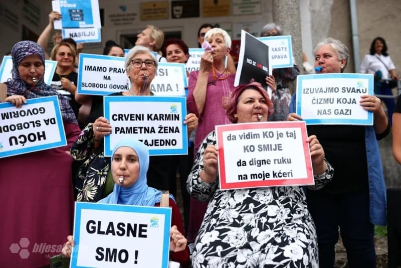 Jablanica, Enisa Klepo, protest podrške