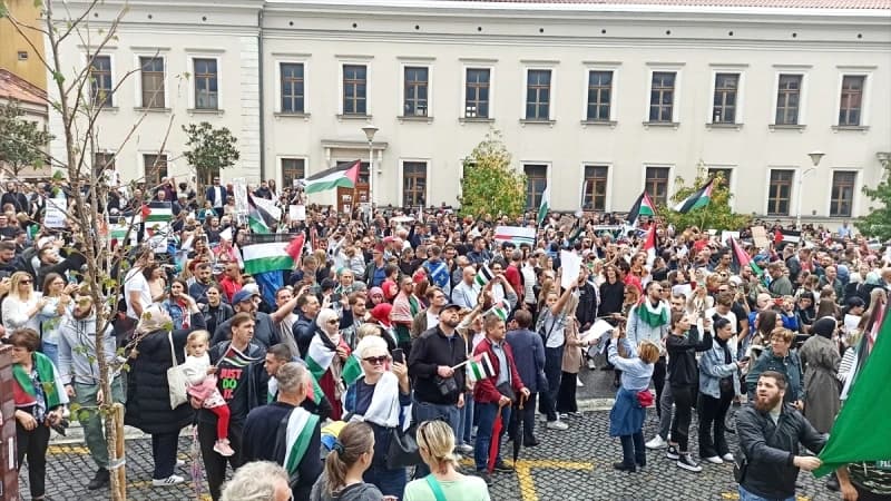 Uprkos zabrani hiljade Mostaraca daju podršku Palestini
