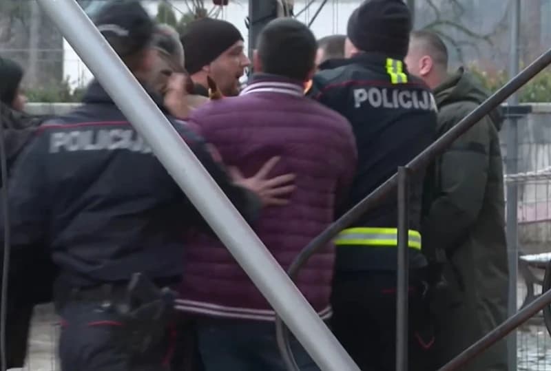 Policija spriječila veću tuču na Cetinju, mitropolit Mihailo poručio: Badnjak koji je naložen s ulice, crnogorski nije