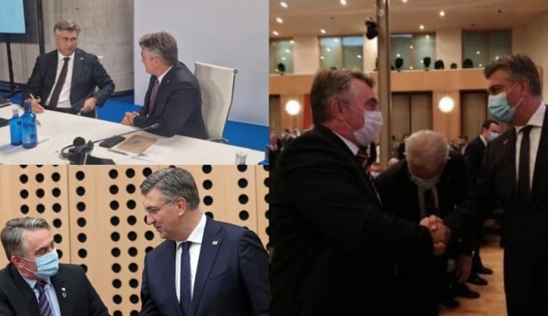 Plenkovićeva "konzistentna politika": Nije problem Komšić, već su se sastajali, radi se o nepoštivanju države BiH