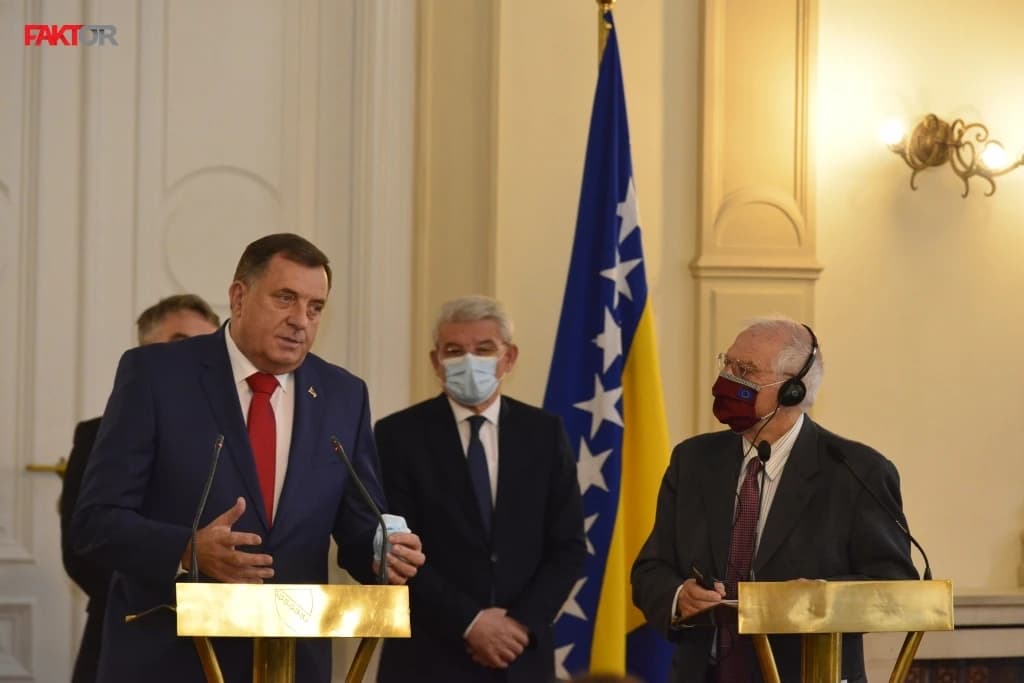 Dodik pred Borrellom poručio da nema ništa od građanske BiH, pa molio da EU što prije pošalje novac