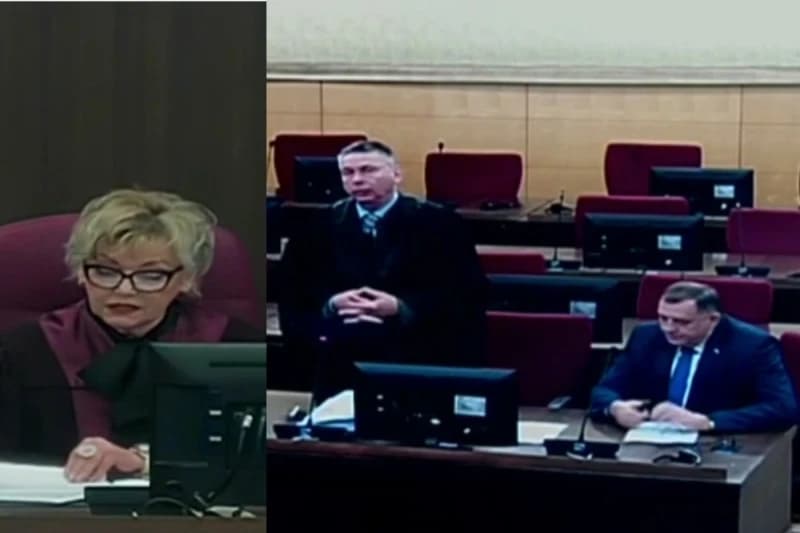 Pogledajte reakciju sutkinje kad je Dodik pitao: "Ko ste vi?"