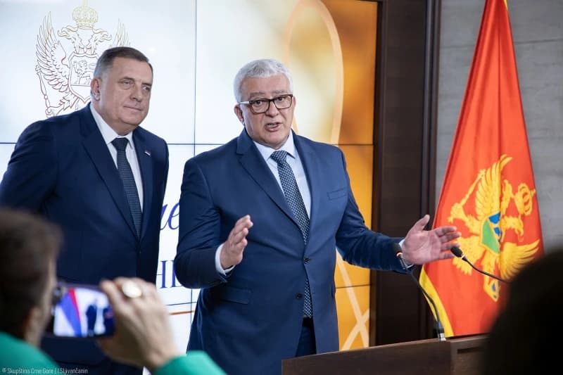 Crnogorska opozicija traži smjenu Mandića zbog posjete Dodika: Iza svega stoji Vučić