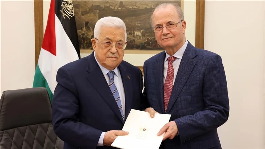 Mahmoud Abbas i Mohammed Mustafa