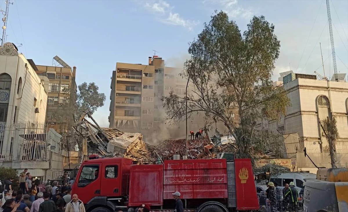Iranski konzulat u Damasku nakon napada