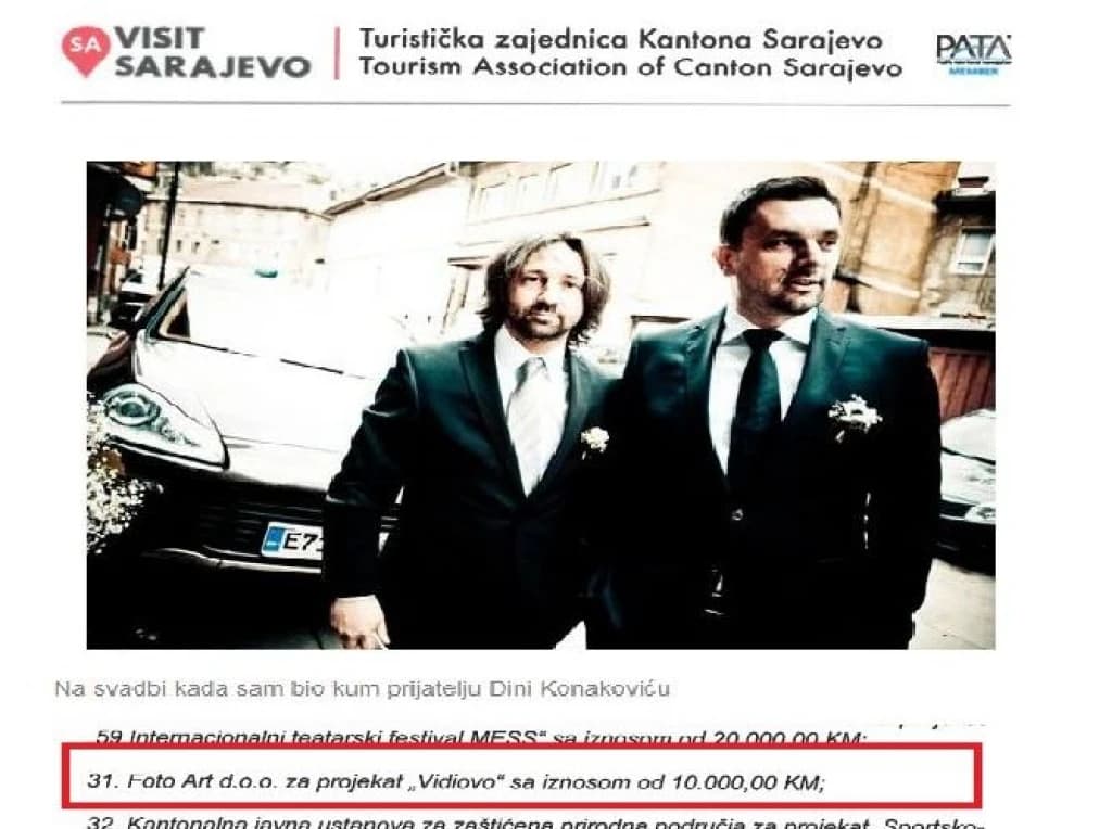 Nije dugme, ali je "otpao": Kako je sa spiska TZ-a nestala firma Konakovićevog kuma?
