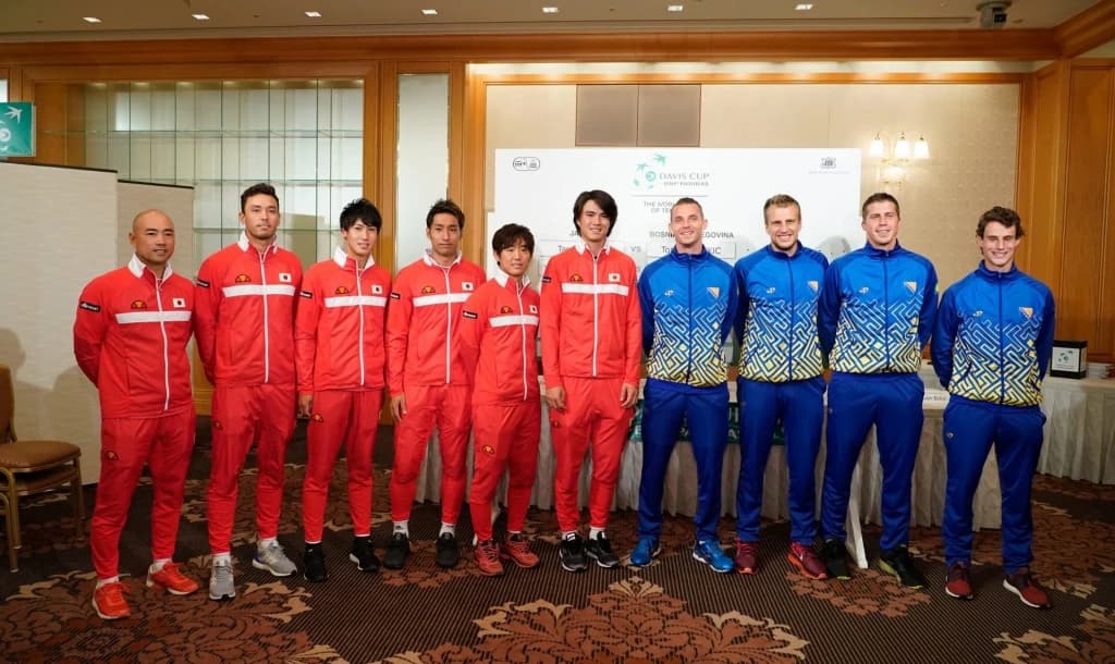 Davis Cup reprezentacije Japana i Bosne i Hercegovine