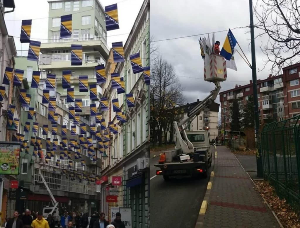 Zastave u Sarajevu