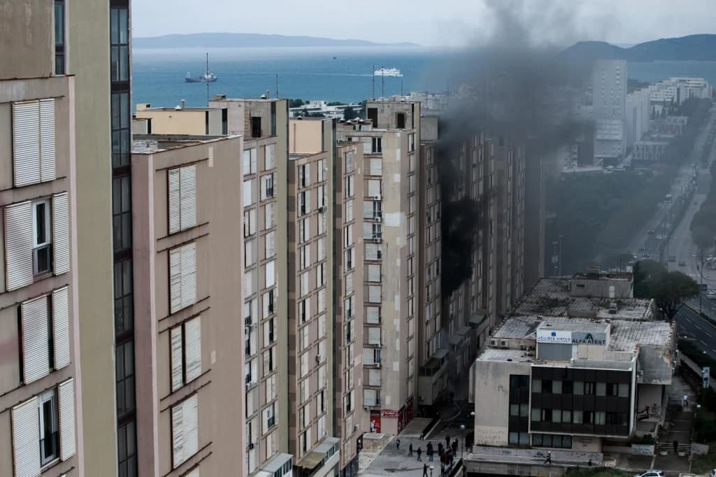Požar u zgradi u Splitu