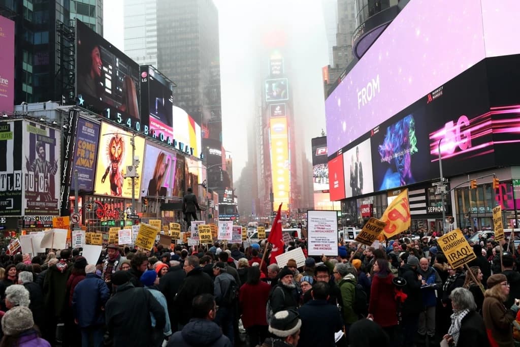 Protest u New Yorku