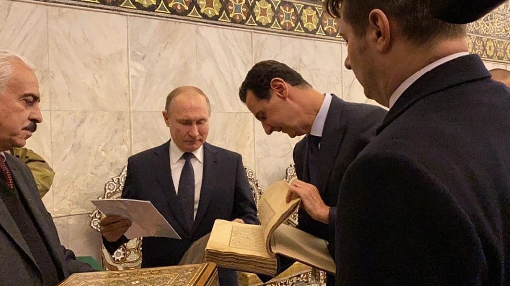 Putin i Assad tokom posjete