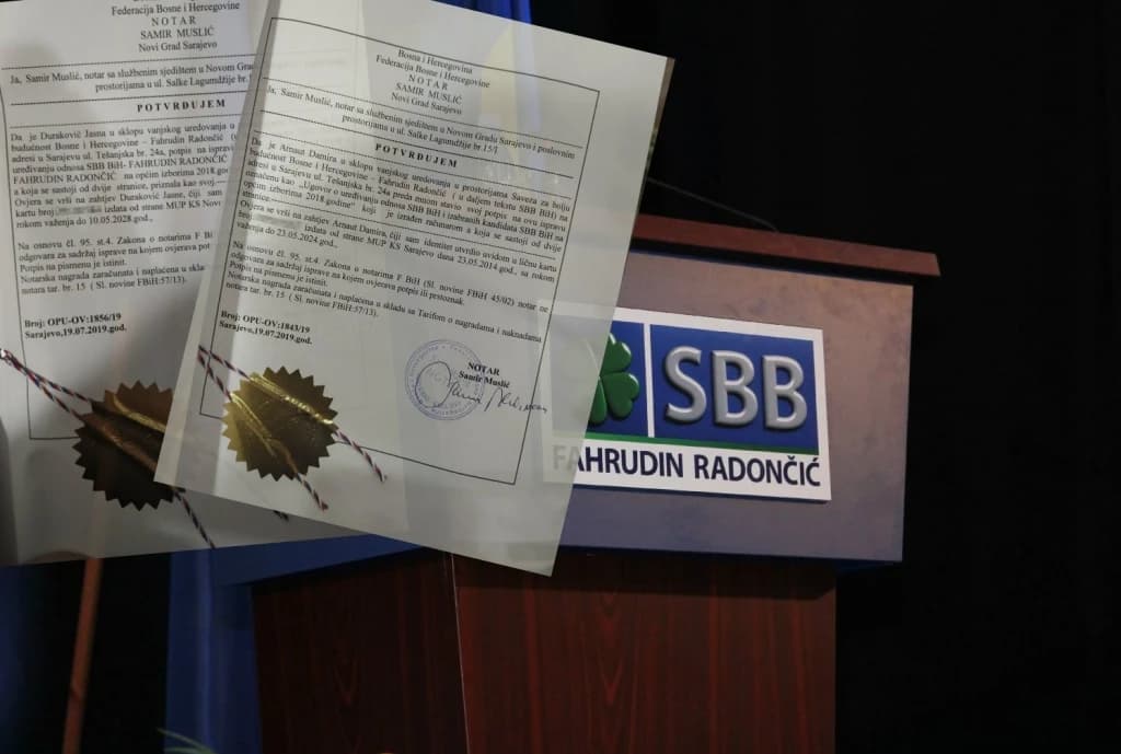 SBB saopćio: Damir Arnaut je pisao notarske ugovore za izbore 2018, pa i za Jasnu Duraković