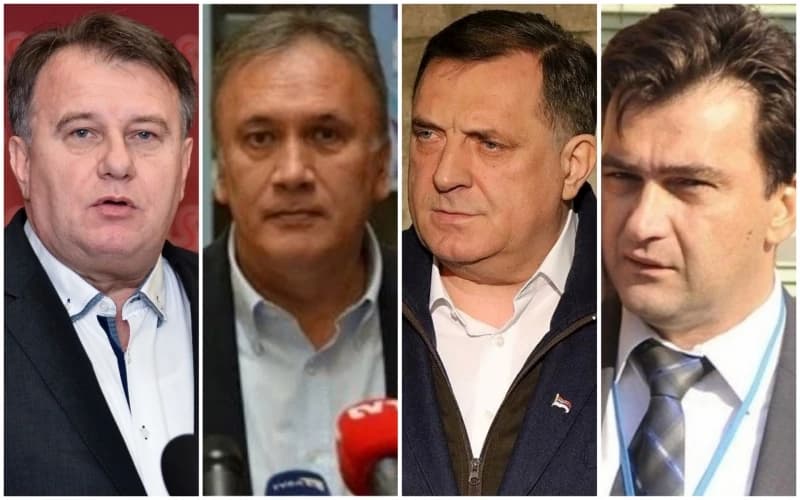 Nermin Nikšić, Bakir Alispahić, Milorad Dodik, Oleg Čavka