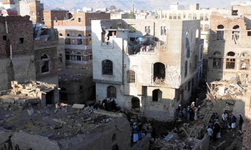 Jemen, zračni udari