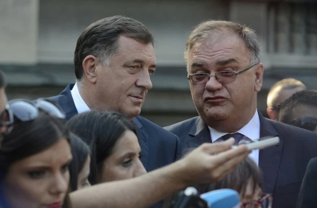Milorad Dodik i Mladen Ivanić