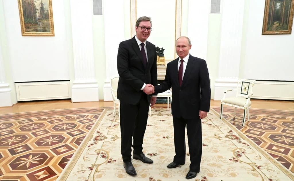 Vladimir Putin i Aleksandar Vučić u Moskvi