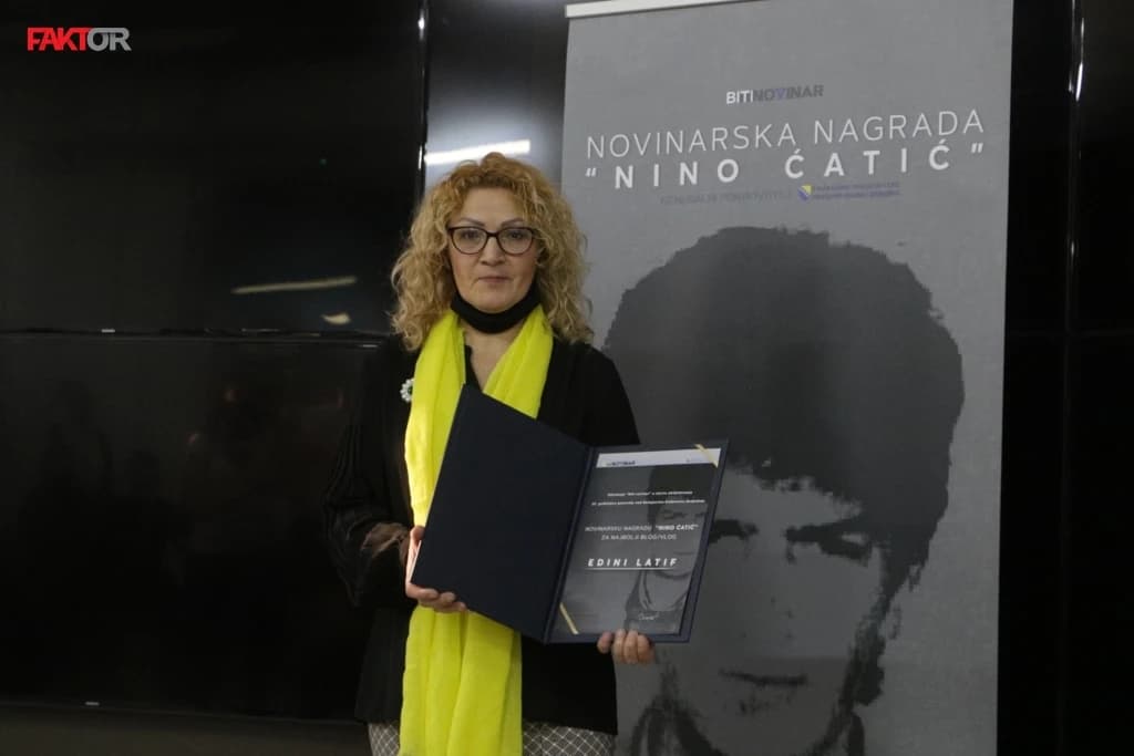 Uručene novinarske nagrade "Nino Ćatić": Među laureatima i novinarka Faktora Edina Latif