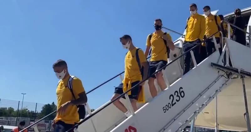 Roma stigla u Duisburg, Džeko sutra na terenu na kojem nikad nije pogađao